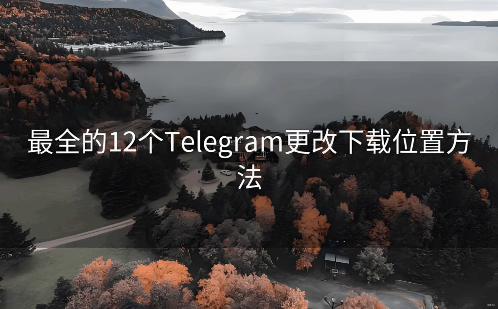 Telegram下载路径怎么修改？完整教程