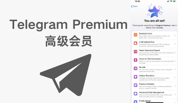 Telegram Premium开通指南