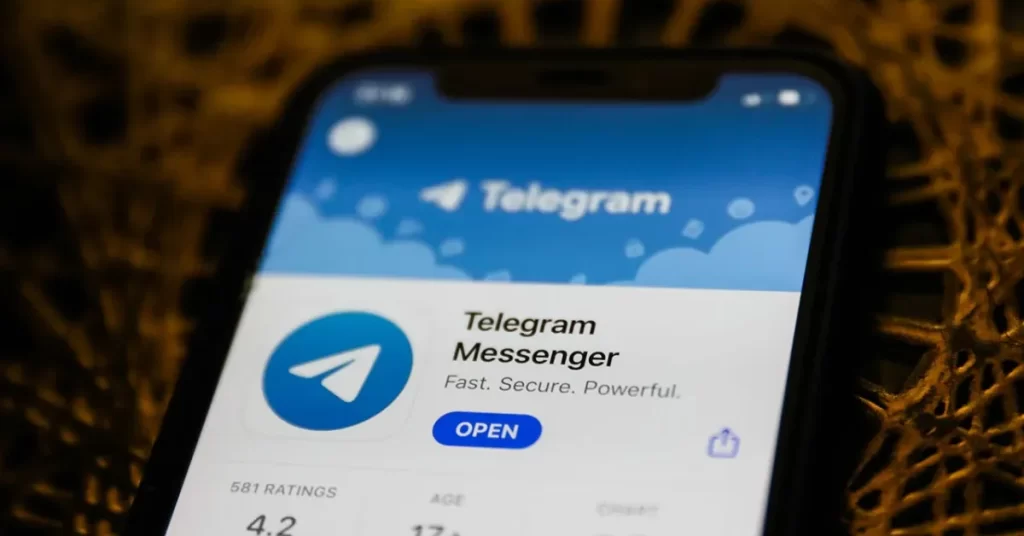 苹果手机下Telegram