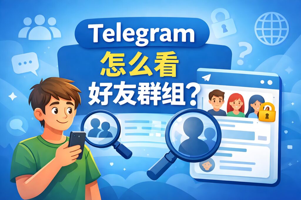 Telegram查看好友群组有何窍门？