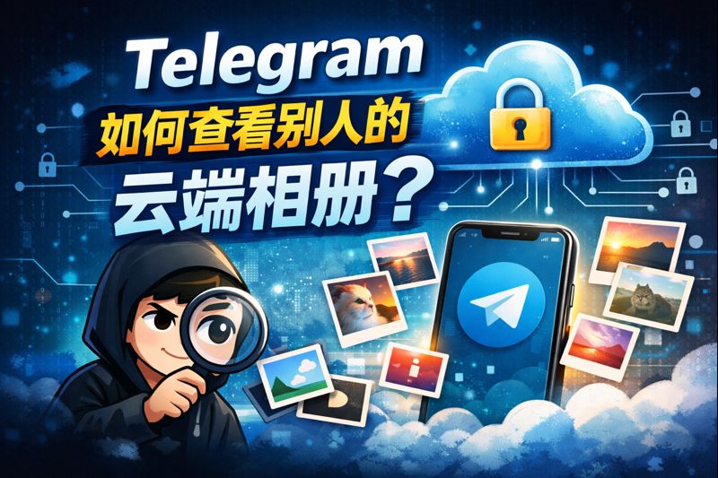 Telegram查访别人云端相册有什么窍门？